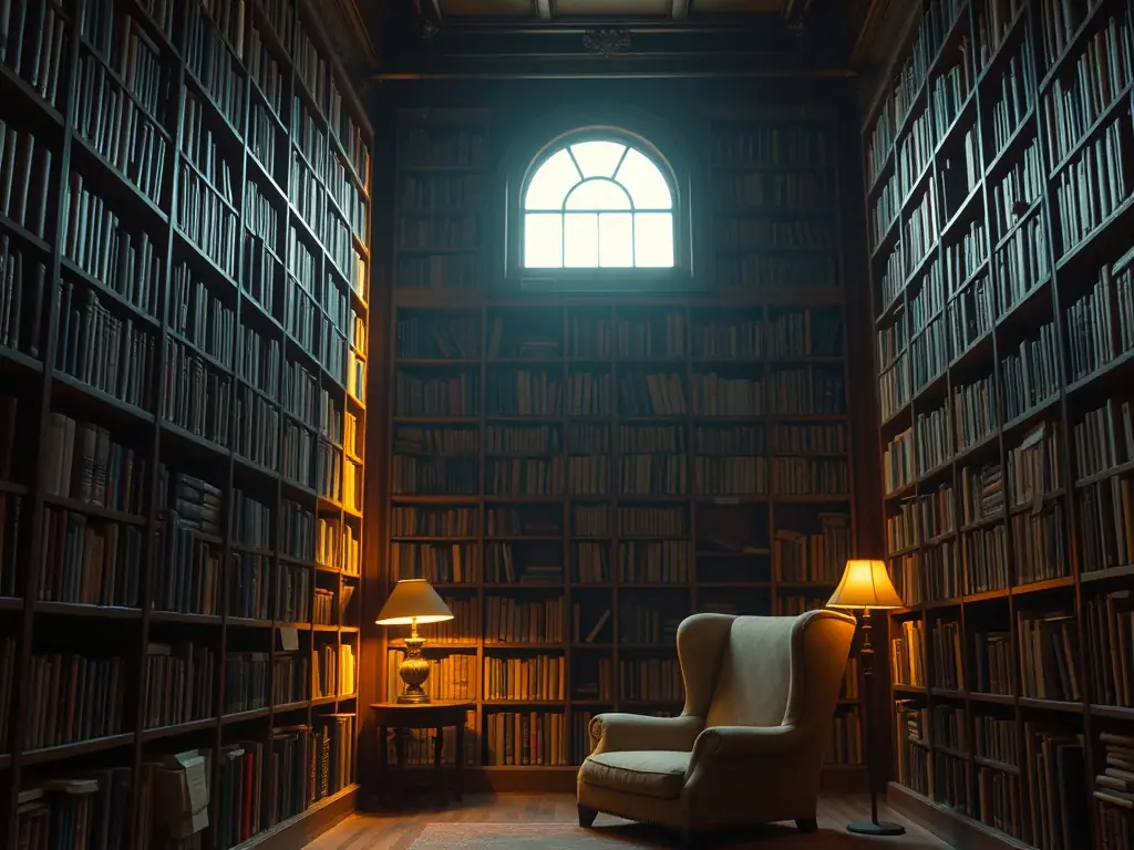 A visually appealing image showcasing a bookshelf filled with various fiction books, highlighting different genres such as mystery, thriller, and romance, set in a cozy bookstore environment.